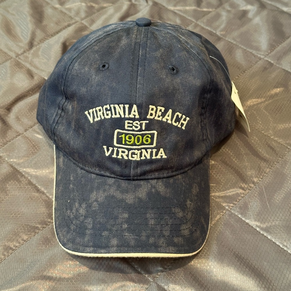 Embroidered Blue Virginia Beach Hat